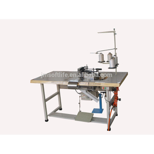 Máquina de coser Overlock Industrial, fácil de operar, larga vida útil, precio bajo, recogedor, máquina de brida de tela para colchón