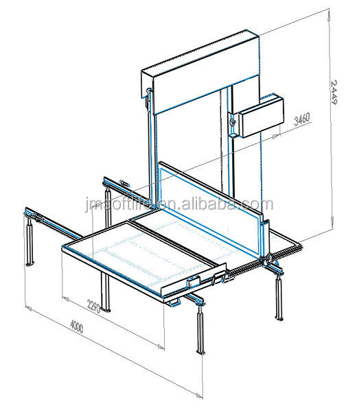 Máquina cortadora de bloques de espuma Eps PU vertical y horizontal manual