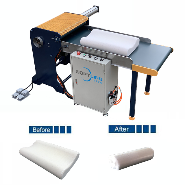 China fabricó automáticamente una máquina empacadora de rollos de almohada para empacar la cama en un rodillo