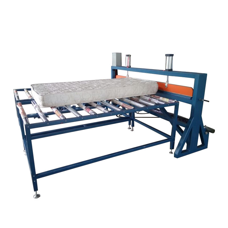 Productos de alta demanda en China, mesa de trabajo giratoria, máquina envasadora de película para colchones